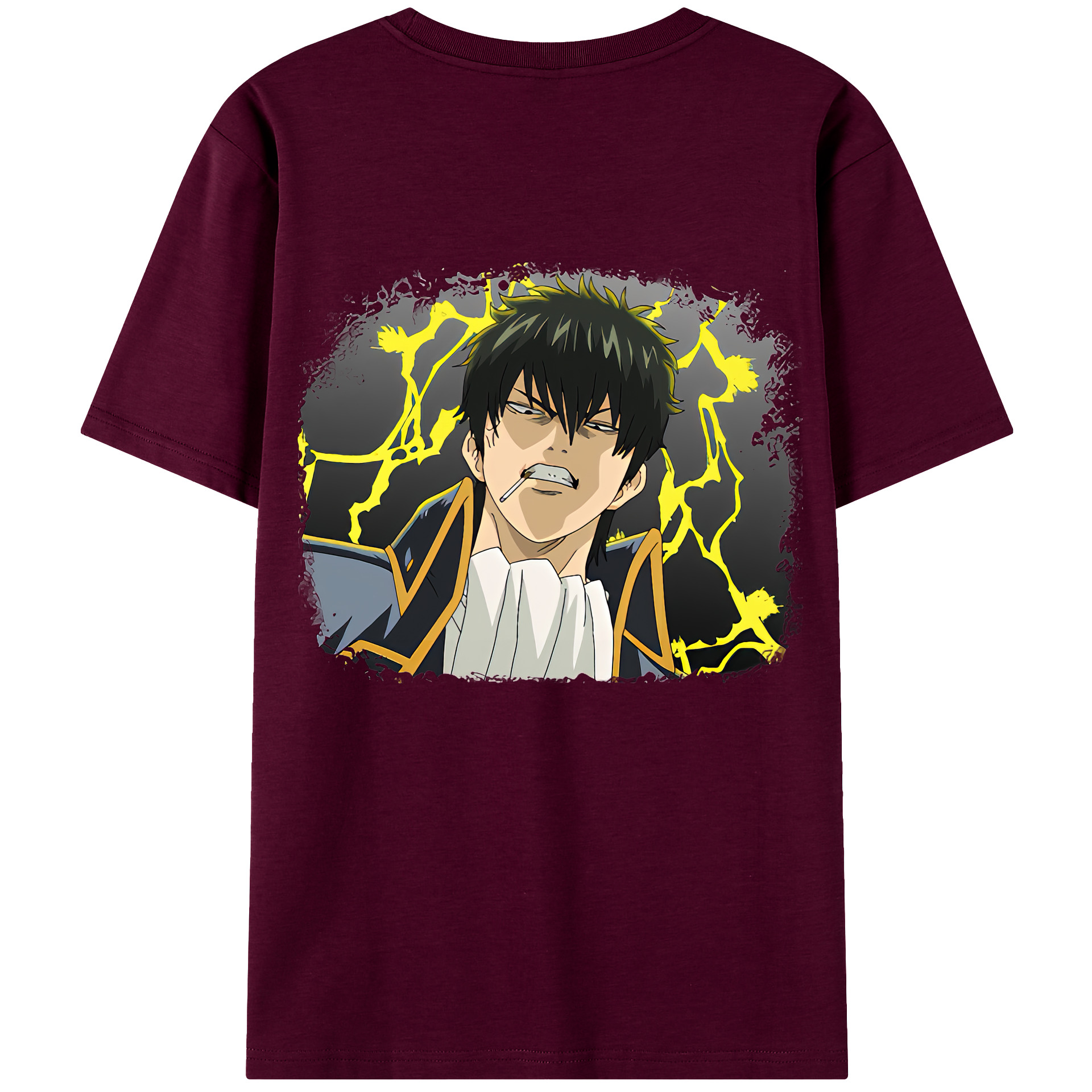 （画像用） ぎんたま 坂田銀時（さかたぎんとき） 神楽 志村新八（しむら しんぱち） GINTAMA Sakata Gintoki Kagura Shimura Shinpachi レディース半袖Tシャツ(バックプリント)